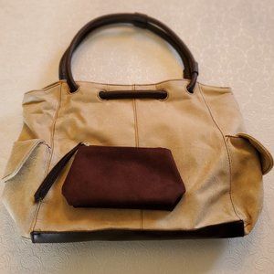 Vintage Plush Bag with Cosmetic Case (3 for $15)